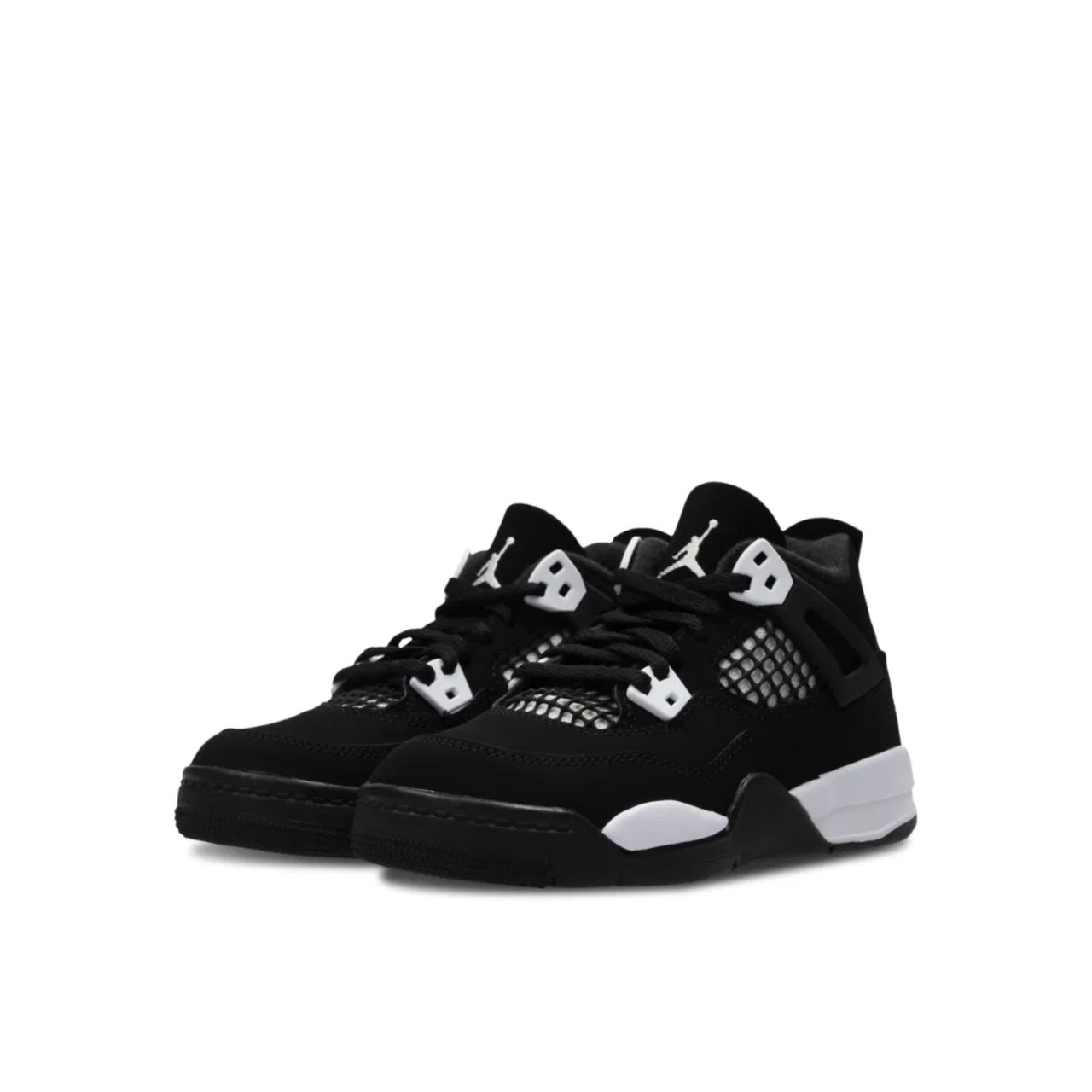 Nike Air Jordan 4 Retro White Thunder Enfants et Bébés Zwart