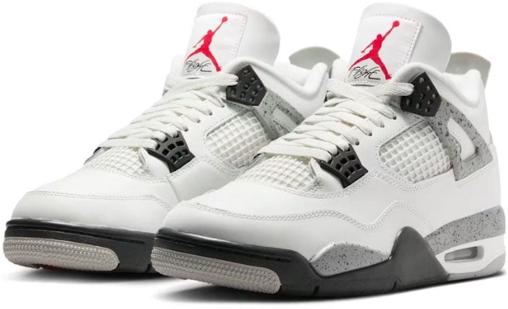 Nike Air Jordan 4 Retro White Cement (2025) Wit