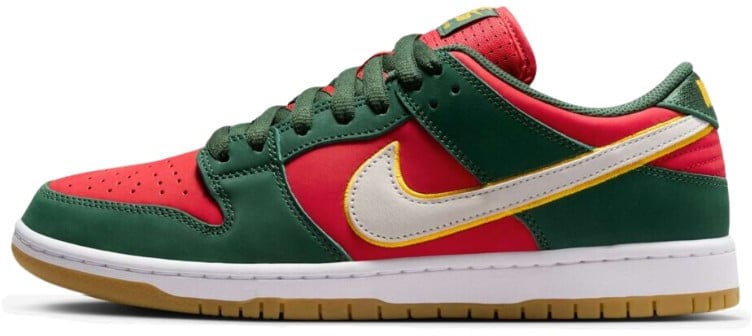 Nike Nike SB Dunk Low Pro PRM Seattle Supersonics Wit
