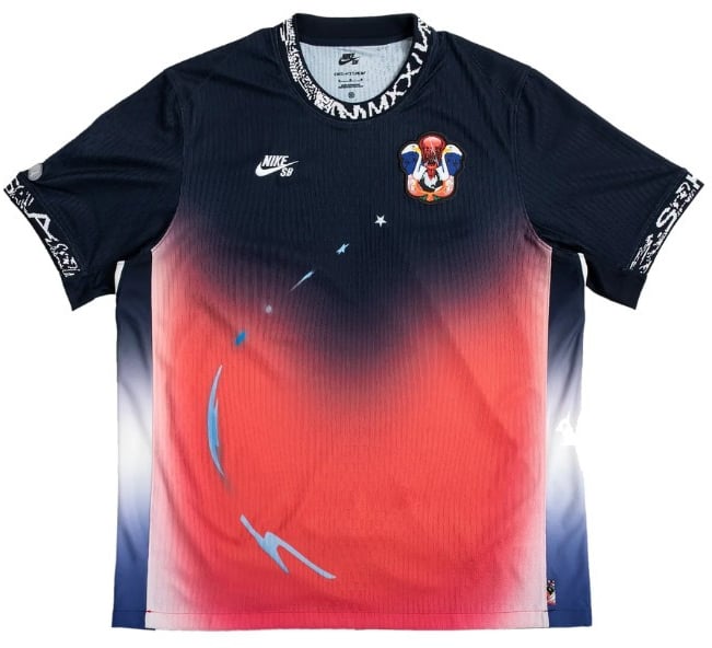 Nike Jersey Nike SB Olympics 2024 S/S Obsidian Bright Crimson Rood