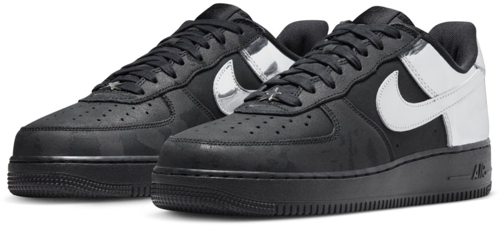 Nike Air Force 1 Low Retro 'all Star' Sneakers Zwart