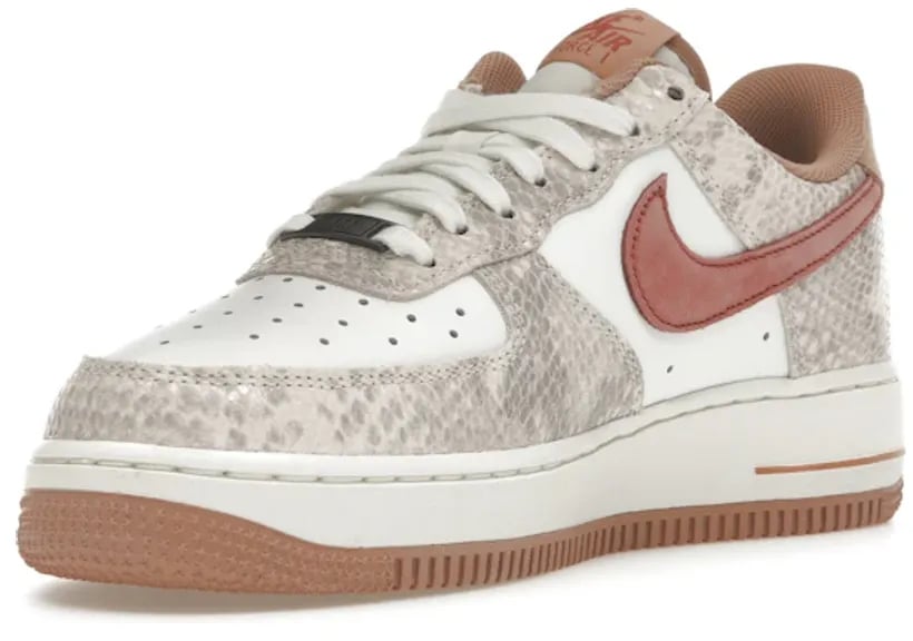 Nike Nike Air Force 1 Low Canyon Rust Snakeskin Wit