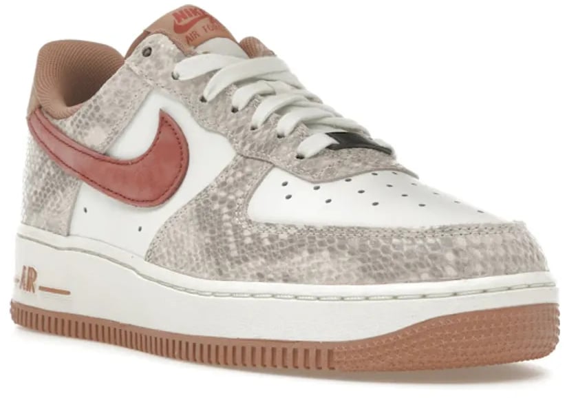 Nike Nike Air Force 1 Low Canyon Rust Snakeskin Wit