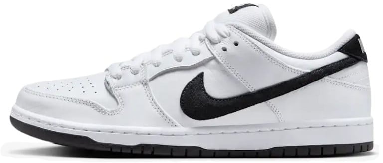 Nike Nike SB Dunk Low White Black Wit
