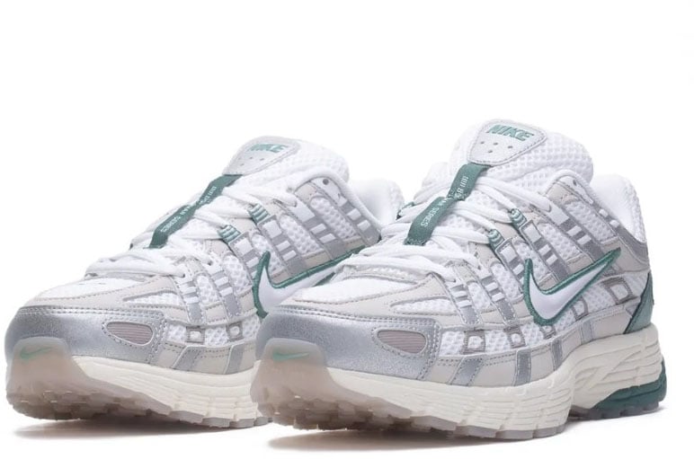 Nike Nike P-6000 Premium Light Bone Bicoastal Green Groen