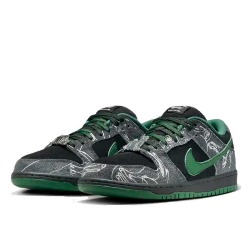 Nike Nike SB Dunk Low There Skateboards Zwart