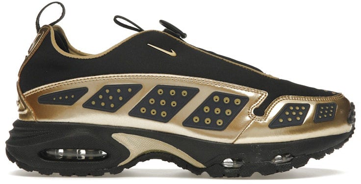 Nike Nike Air Max Sunder Black Dark Smoke Grey Metallic Gold (Women's) Zwart