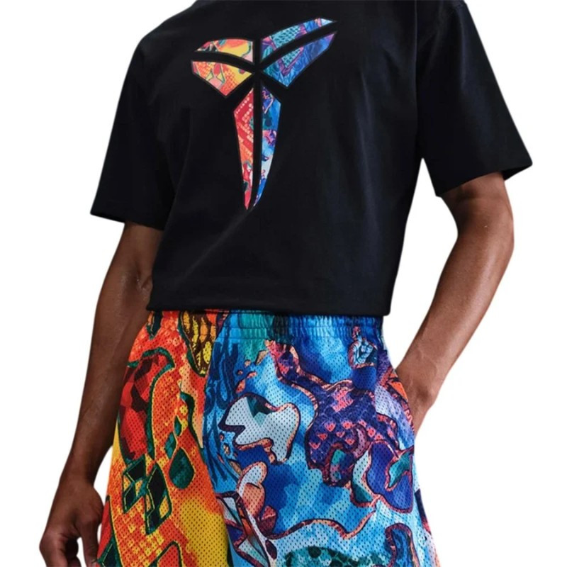 Nike Short Reversible Nike What The Kobe Black Bright Crimson Blauw