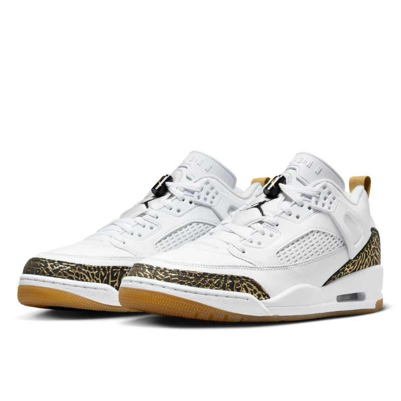 Nike Air Jordan Spizike Low White Metallic Gold Wit
