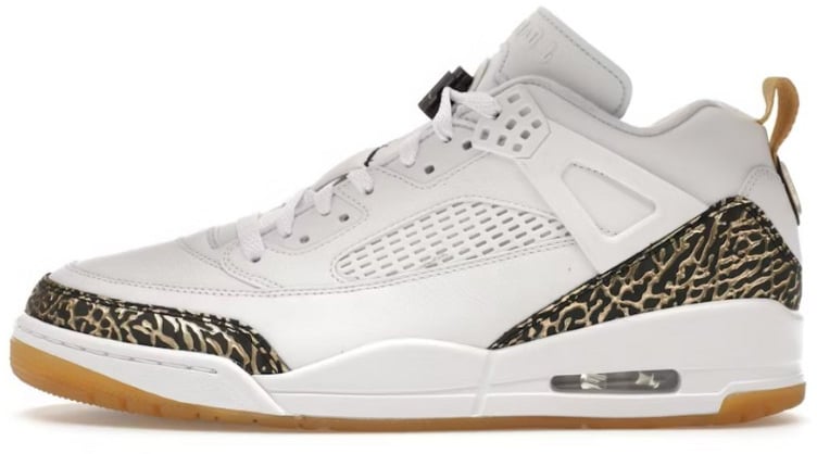 Nike Air Jordan Spizike Low White Metallic Gold Wit