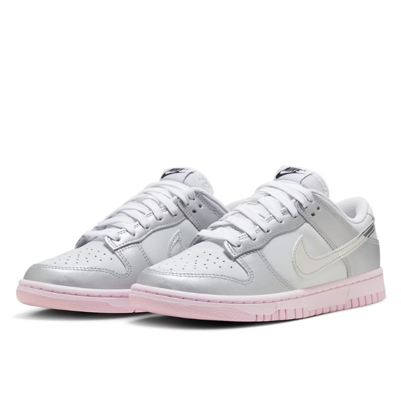 Nike Nike Dunk Low LX Metallic Silver Pink Foam Wit