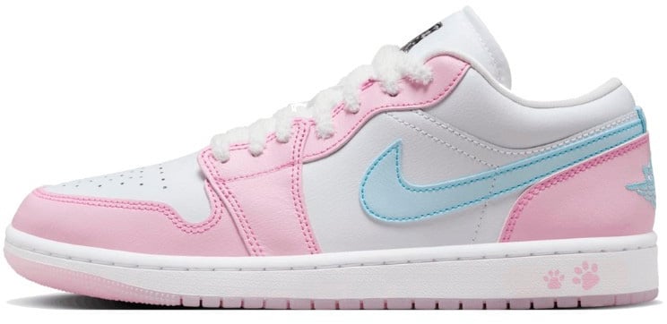 Nike Air Jordan 1 Low SE Paw Print Pink Foam Wit