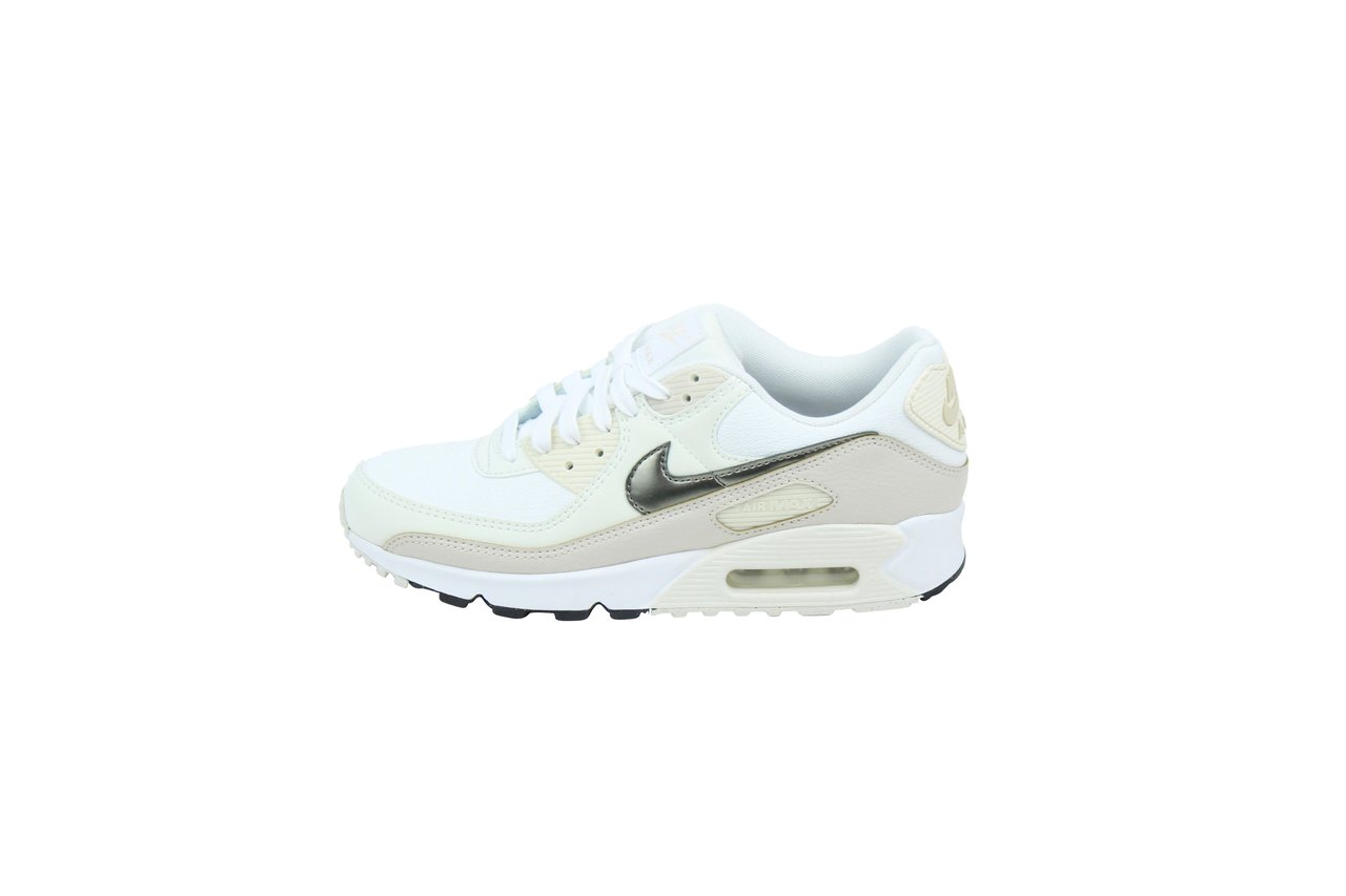 Nike Nike Air Max 90 'White & Flat Pewter' (Women's) Wit