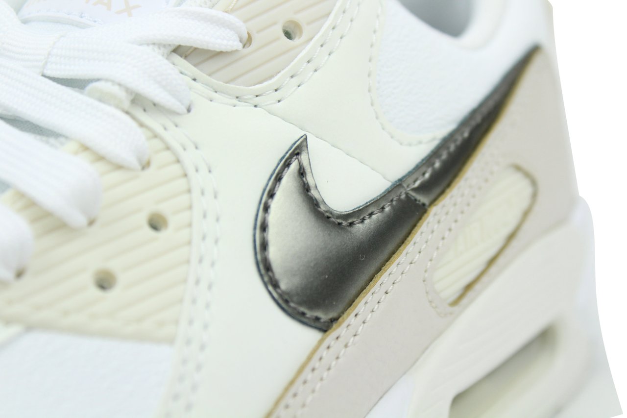 Nike Nike Air Max 90 'White & Flat Pewter' (Women's) Wit