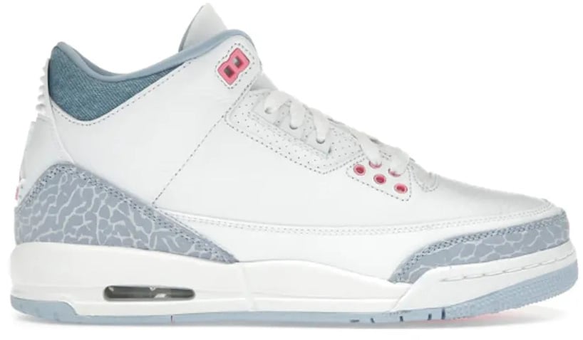 Nike Jordan 3 Retro White Cobalt Bliss (GS) Wit