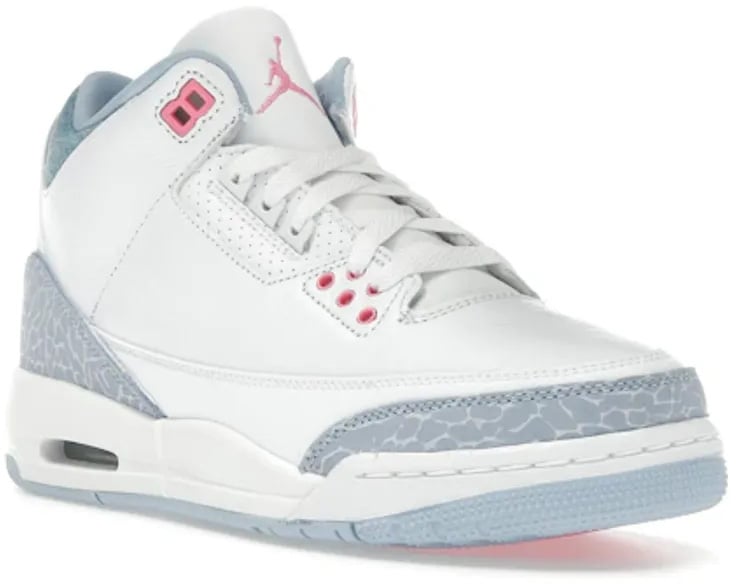 Nike Jordan 3 Retro White Cobalt Bliss (GS) Wit
