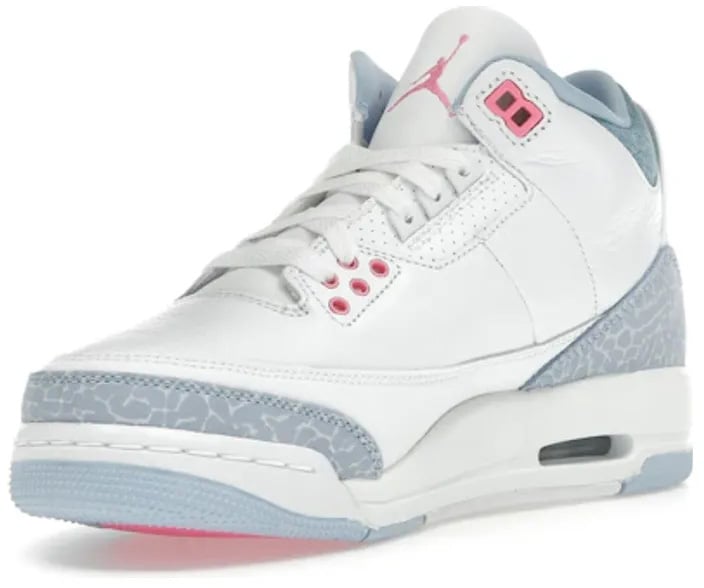 Nike Jordan 3 Retro White Cobalt Bliss (GS) Wit
