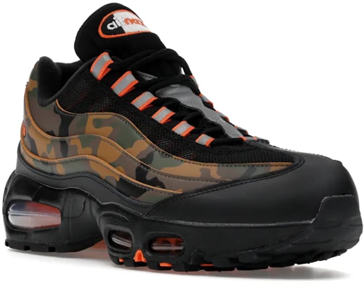 Nike Nike Air Max 95 Safety Orange Camo Zwart
