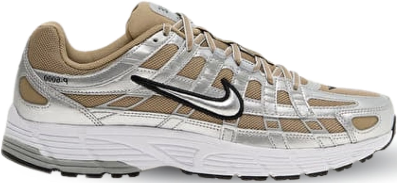 Nike Nike P-6000 Khaki Metallic Silver Divers
