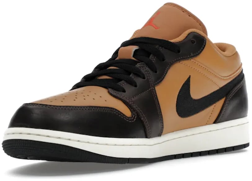 Nike Jordan 1 Low SE Flax Baroque Brown Zwart