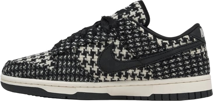 Nike Dunk Low Harris Tweed White Black Multi Divers