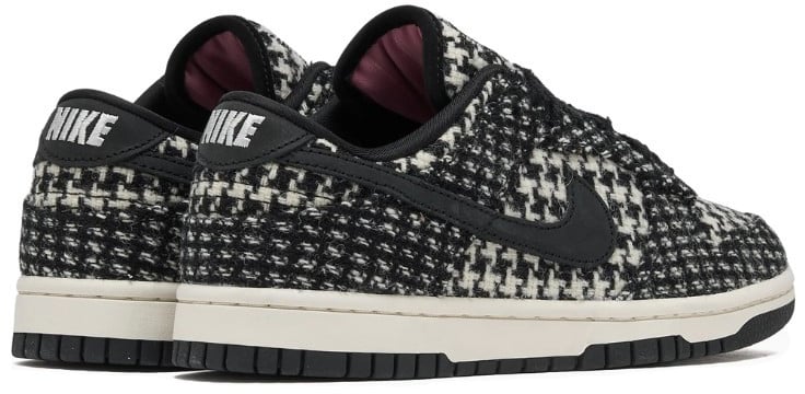 Nike Dunk Low Harris Tweed White Black Multi Divers