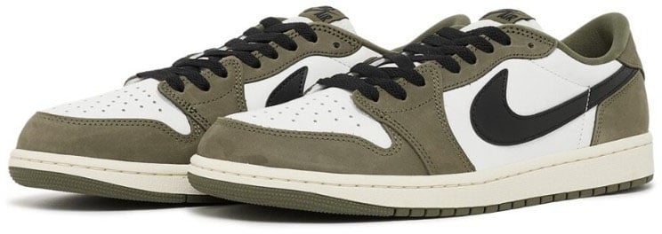 Nike Air Jordan 1 Retro Low OG Medium Olive Donkergroen