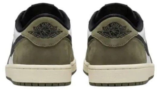 Nike Air Jordan 1 Retro Low OG Medium Olive Donkergroen