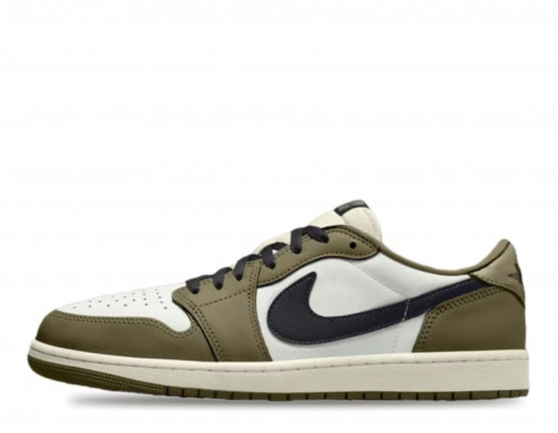 Nike Air Jordan 1 Retro Low OG Medium Olive Donkergroen