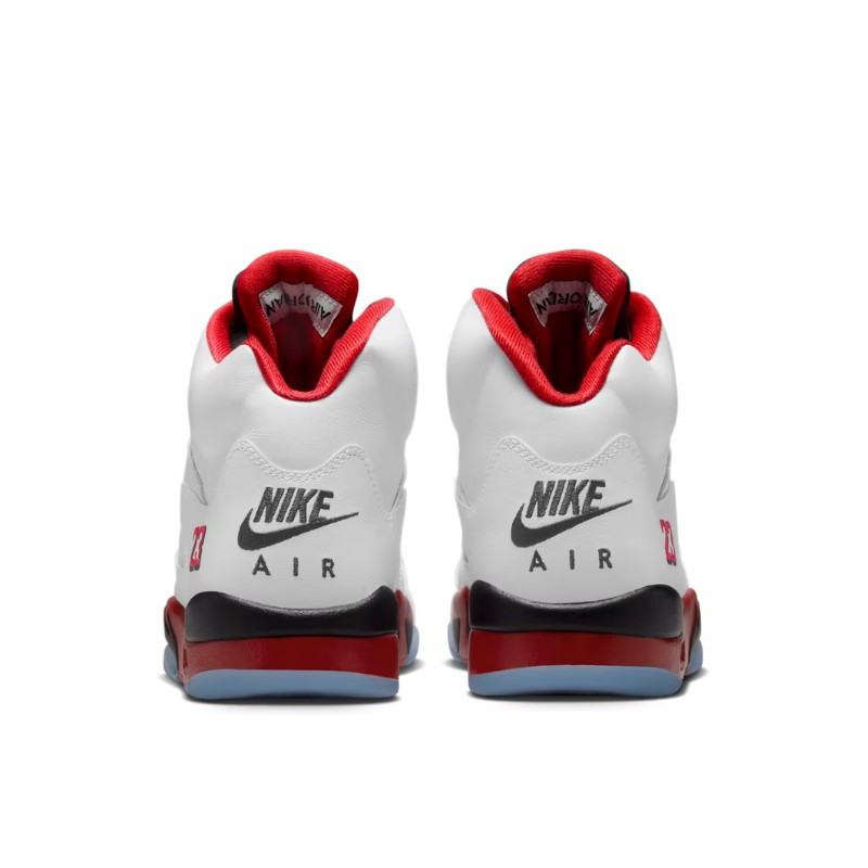 Nike Air Jordan 5 Retro Fire Red Black Tongue (2025) Rood