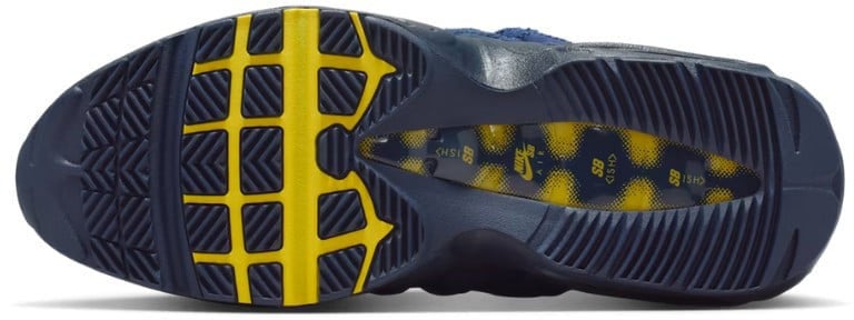 Nike Nike Air Max 95 SB Eric Koston Obsidian Speed Yellow Blauw