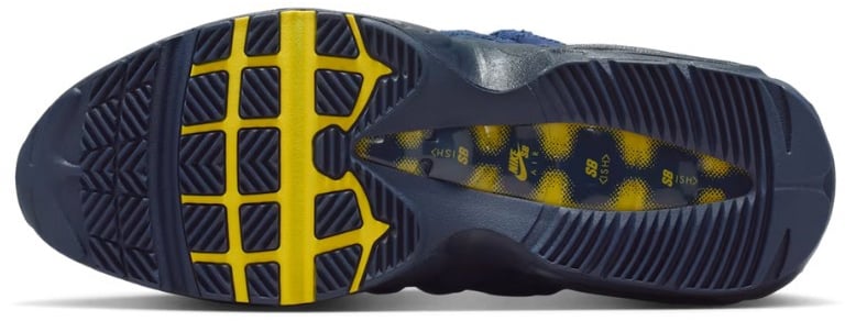 Nike Nike Air Max 95 SB Eric Koston Obsidian Speed Yellow Blauw