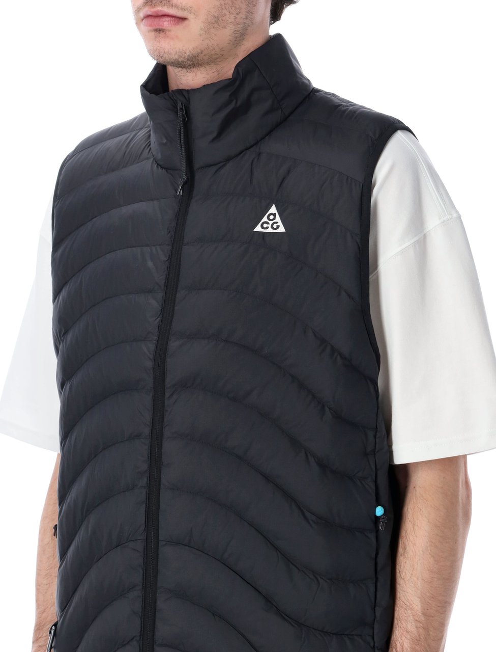 Nike Lava Flow Lightweight Quilted Vest Zwart