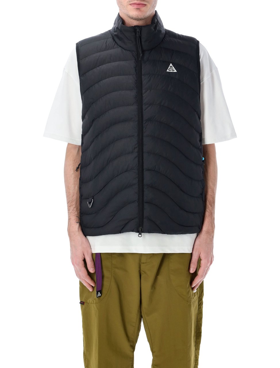 Nike Lava Flow Lightweight Quilted Vest Zwart