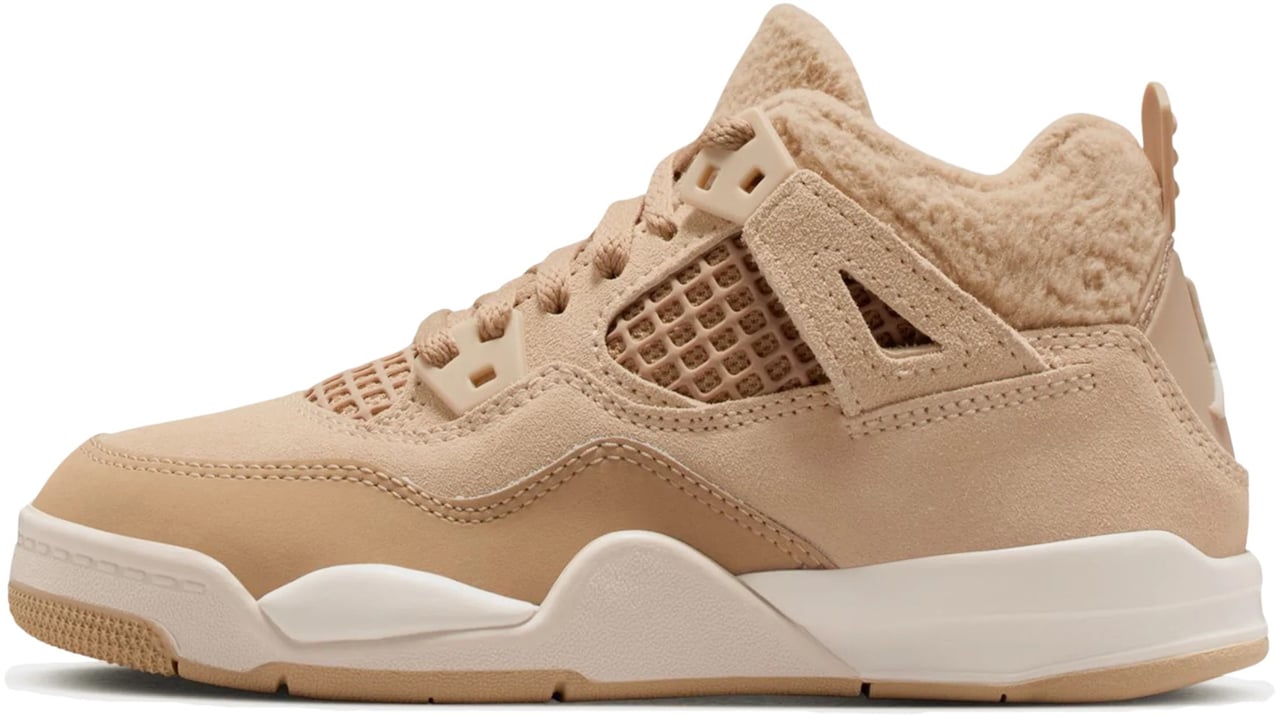 Nike Air Jordan 4 Retro Cozy Girl Enfant et Bébé Beige