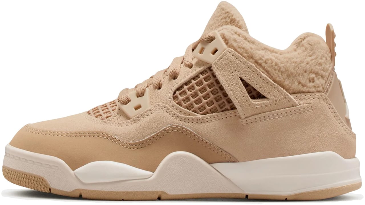 Nike Air Jordan 4 Retro Cozy Girl Enfant et Bébé Beige