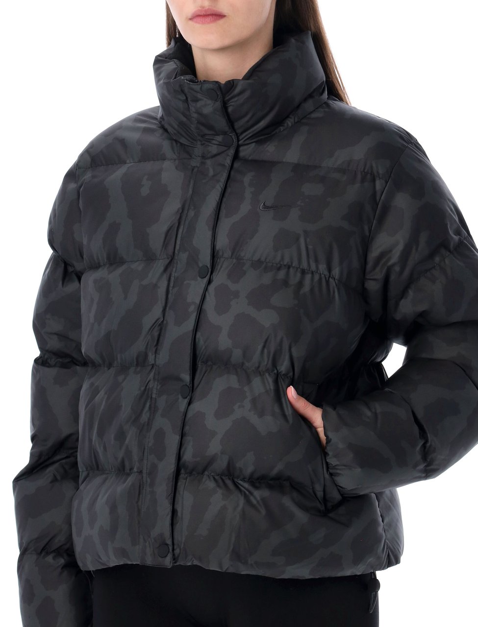 Nike Therma FIT Animalier Puffer Jacket Zwart