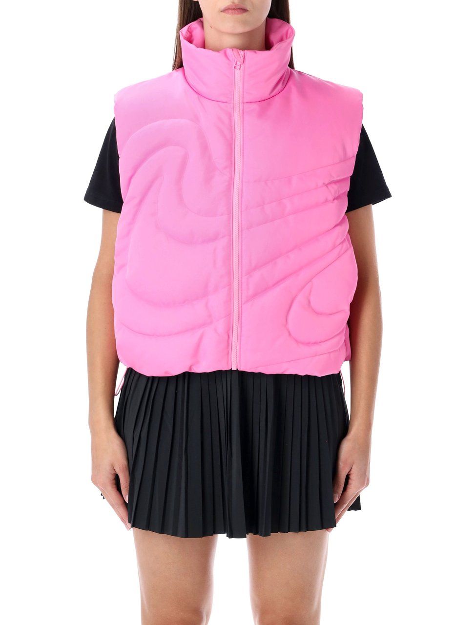 Nike Swoosh Series Oversized Down Vest Roze