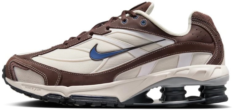 Nike Nike Shox Ride 2 Baroque Brown Diffused Blue Zwart