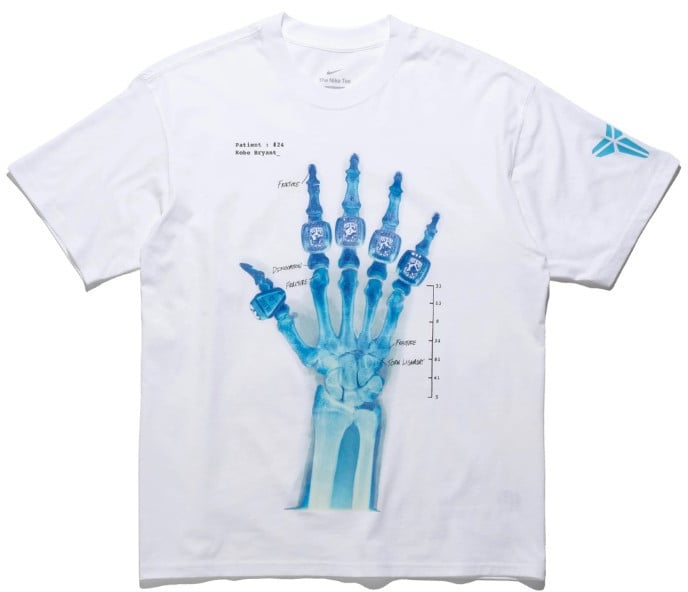 Nike T-shirt Nike Kobe Bryant Broken Not Beaten White Wit