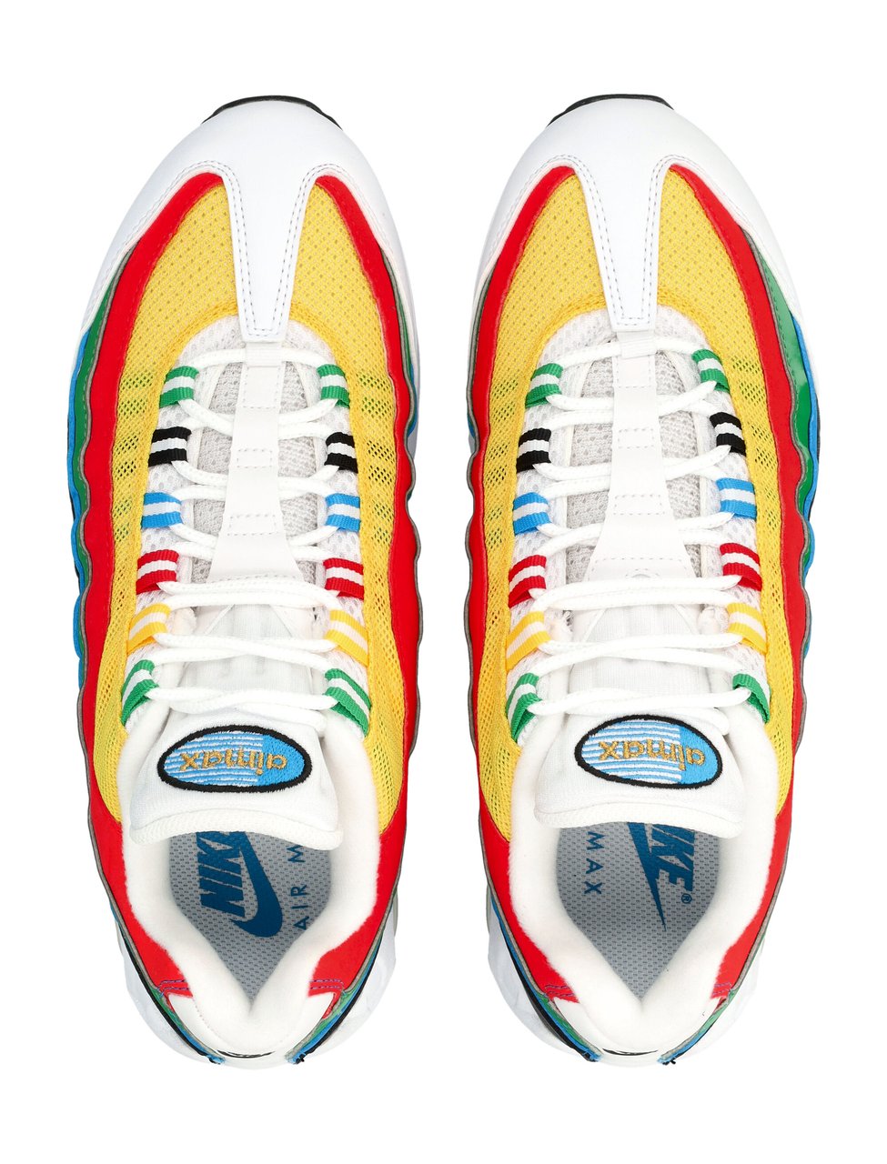 Nike Air Max Big Bubble Multicolor Sneakers Rood