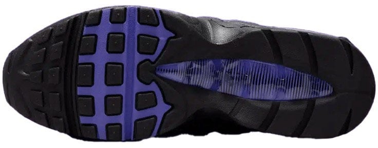 Nike Air Max 95 OG Big Bubble Black Persian Violet Zwart