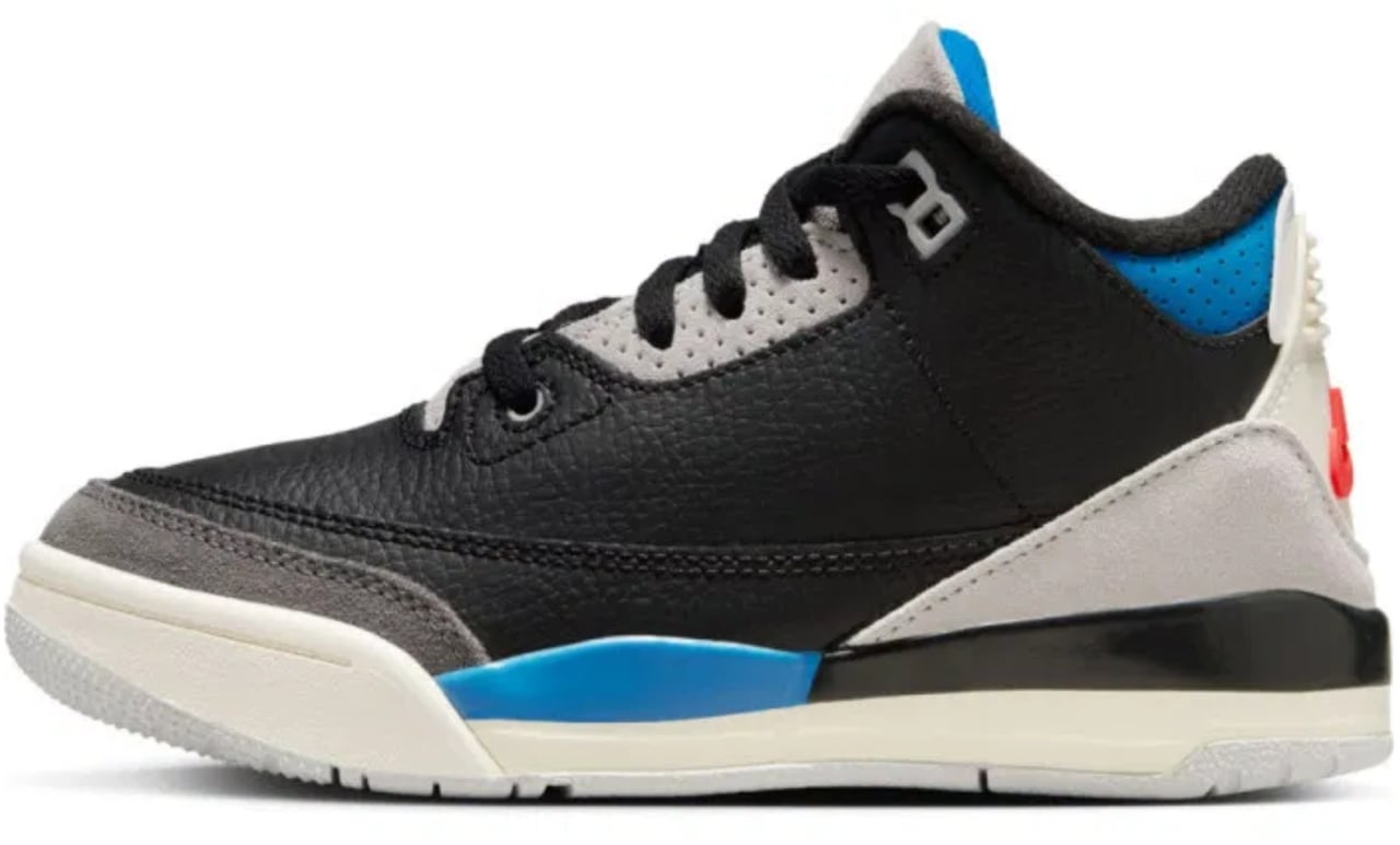 Nike Air Jordan 3 Retro OG Rare Air Enfant et Bébé Zwart