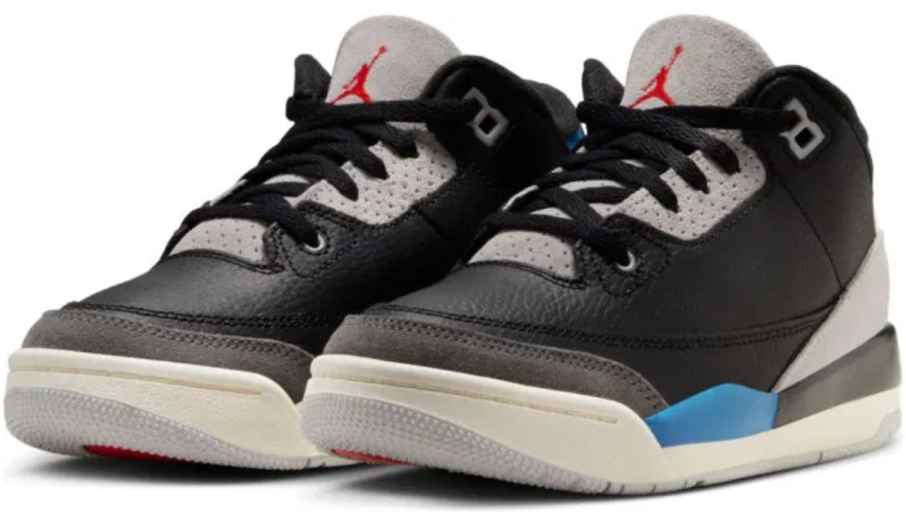 Nike Air Jordan 3 Retro OG Rare Air Enfant et Bébé Zwart