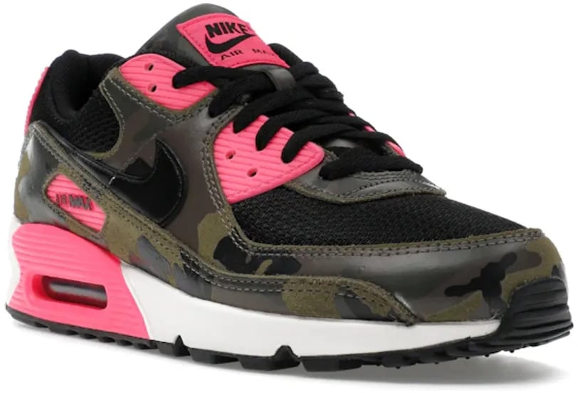 Nike Nike Air Max 90 Camo Pack Sequoia Hyper Pink Zwart
