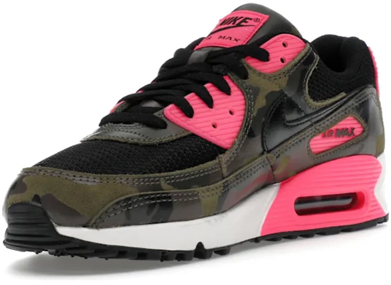 Nike Nike Air Max 90 Camo Pack Sequoia Hyper Pink Zwart
