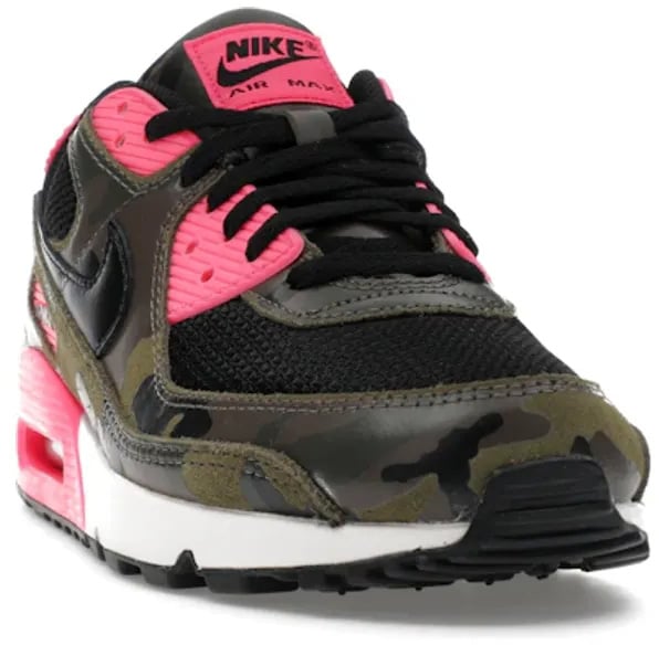 Nike Nike Air Max 90 Camo Pack Sequoia Hyper Pink Zwart