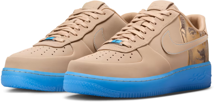 Nike Nike Air Force 1 Low Protro Kobe Bryant Linen Blauw