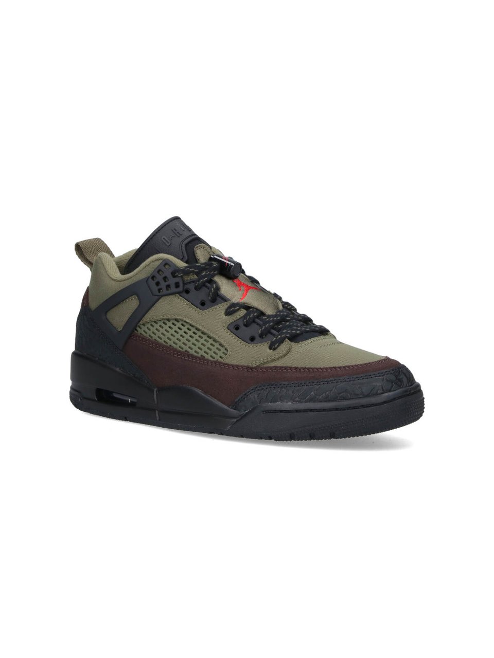 Nike "Jordan Spizike Low" Sneakers, In Green Fabric Grijs