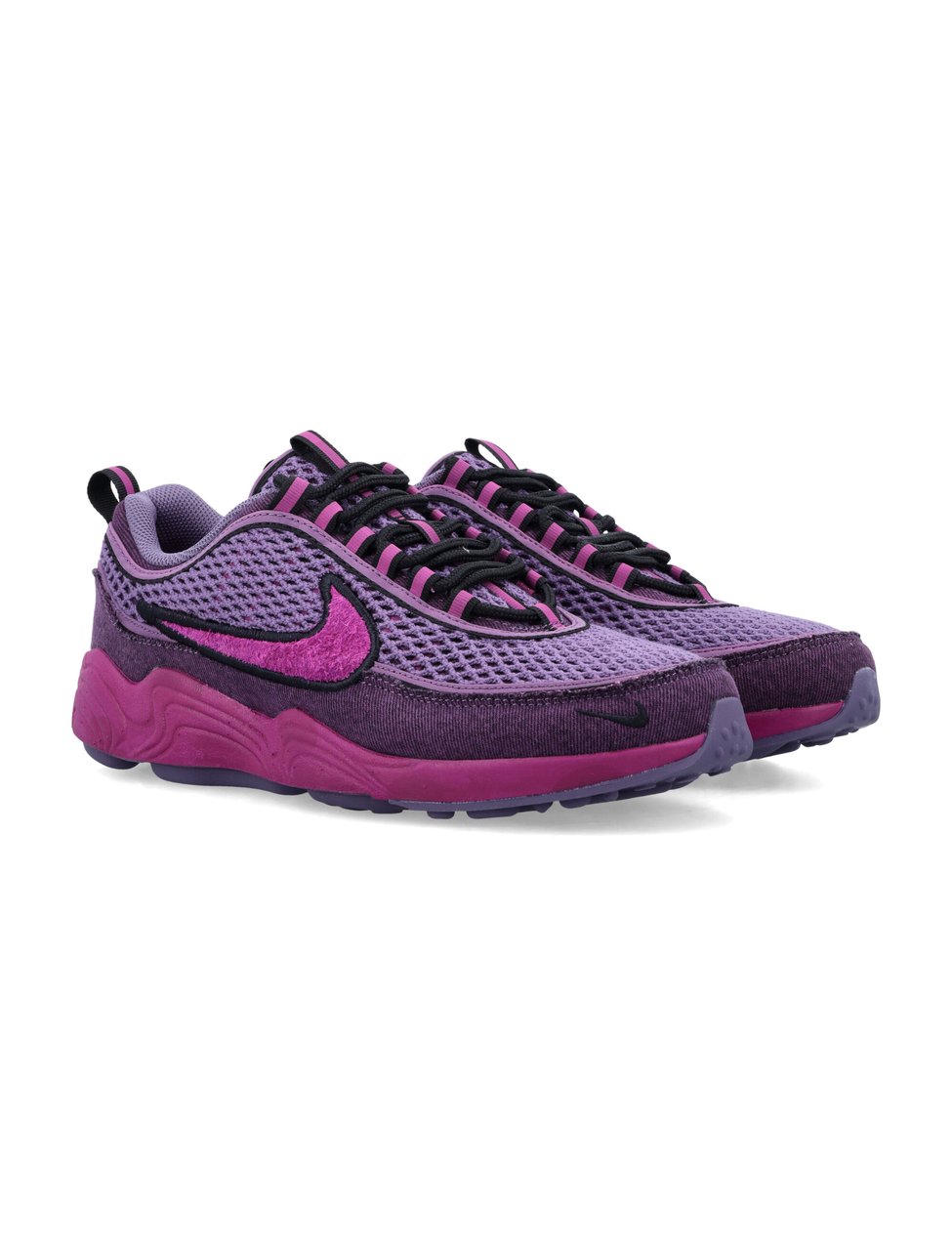 Nike Air Zoom Spiridon Reflective Mesh Sneakers Grijs